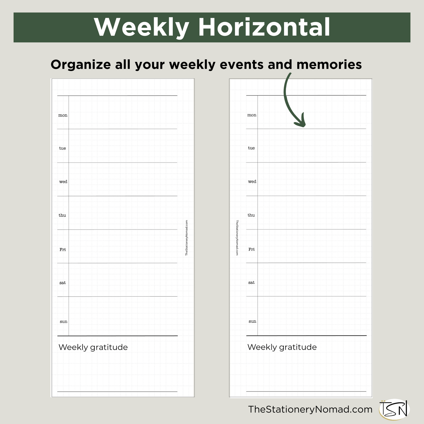 Weekly Horizontal